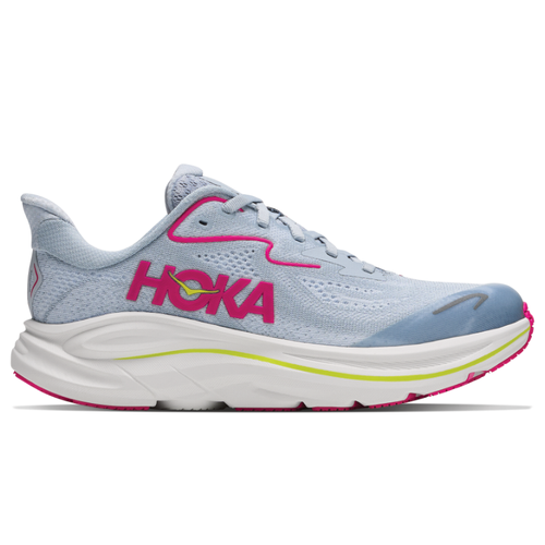Kids' HOKA Clifton 10 - Big Kids - Overcast/Neon Dragonfruit