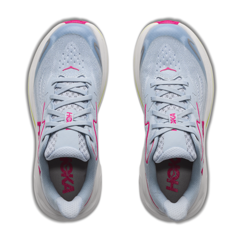 Kids' HOKA Clifton 10 - Big Kids - Overcast/Neon Dragonfruit
