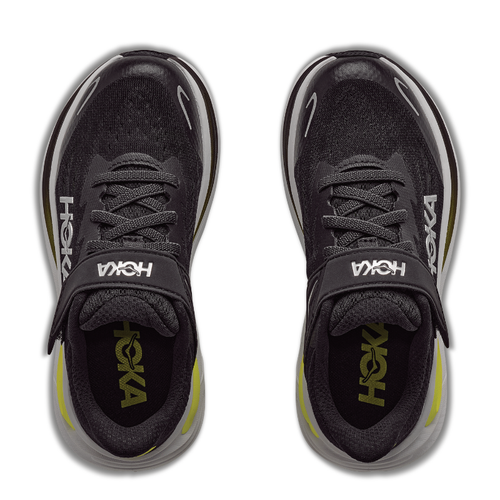 Kids' HOKA Clifton 10 - Little Kids - Black/Cosmic Grey