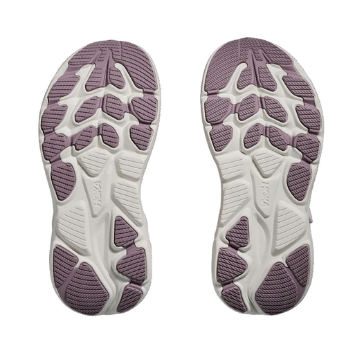 Kids' HOKA Clifton 10 - Little Kids - Lilac Cream/Tangerine Glow