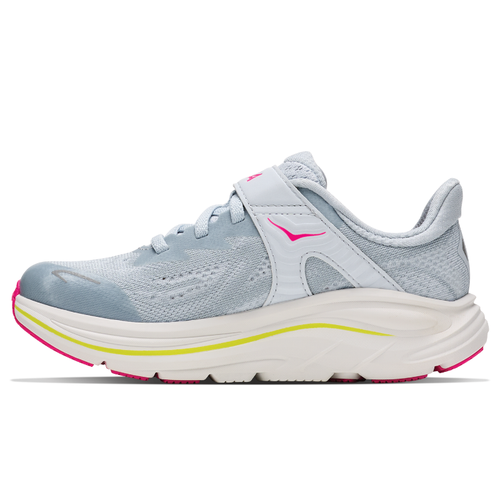 Kids' HOKA Clifton 10 - Little Kids - Overcast/Neon Dragonfruit