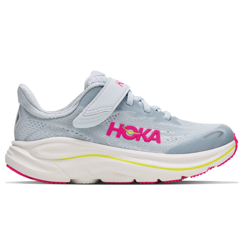 Kids' HOKA Clifton 10 - Little Kids - Overcast/Neon Dragonfruit