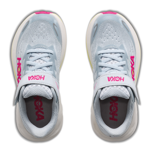 Kids' HOKA Clifton 10 - Little Kids - Overcast/Neon Dragonfruit