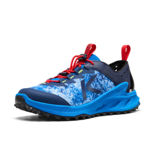 Kids' KEEN Zionic ADV Sandal - Little/Big Kid - Precious Blue/Racing Red