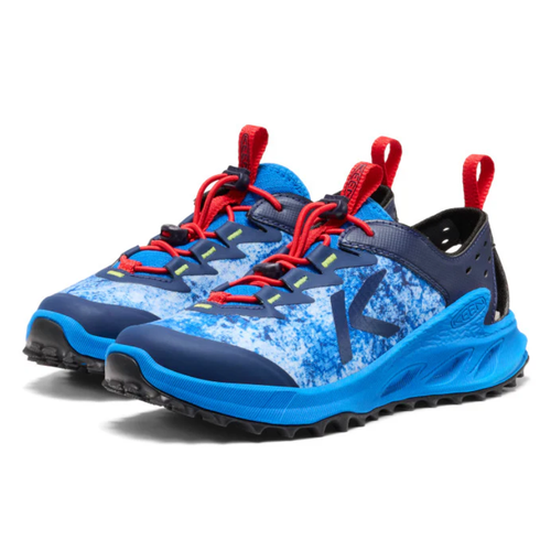 Kids' KEEN Zionic ADV Sandal - Little/Big Kid - Precious Blue/Racing Red