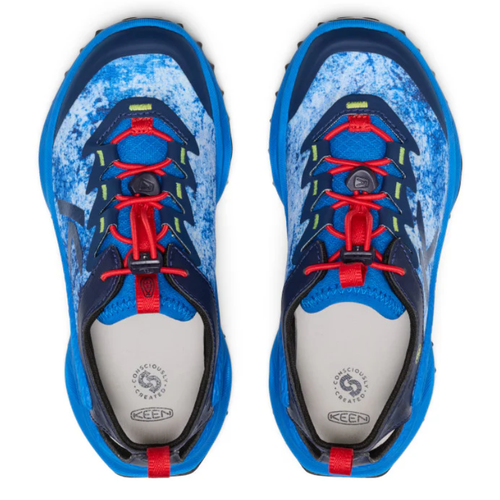 Kids' KEEN Zionic ADV Sandal - Little/Big Kid - Precious Blue/Racing Red