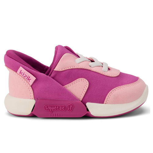 Kids' Kizik Squeeze It Run - Baby - Festival Fuchsia