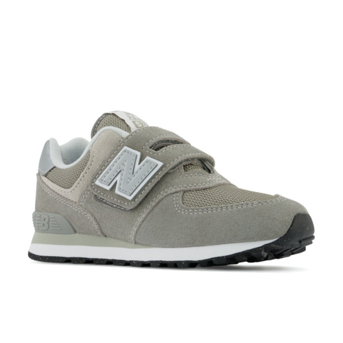 Kids' New Balance 574 Core Hook & Loop - Toddler/Little Kid - Grey/White