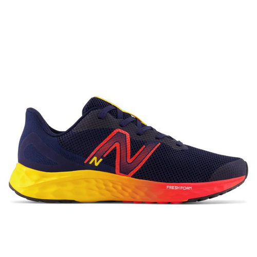 Kids' New Balance Fresh Foam Arishi v4 - Big Kid - Team Navy/Electric Red/Egg Yolk