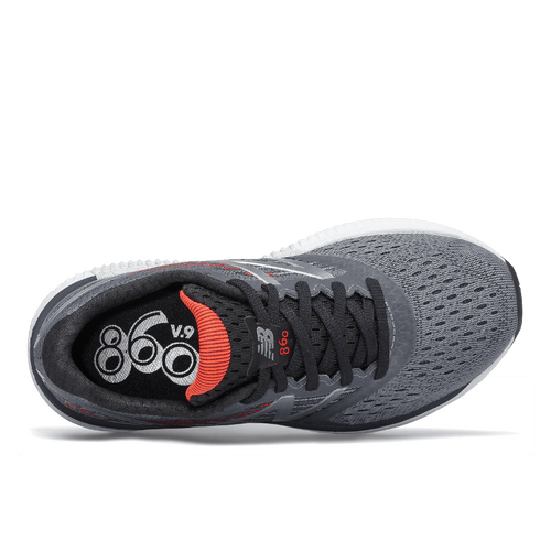 Kids’ New Balance Fresh Foam X 860 – Toddler/Little Kid/Big Kid - Gunmetal/Energy Red