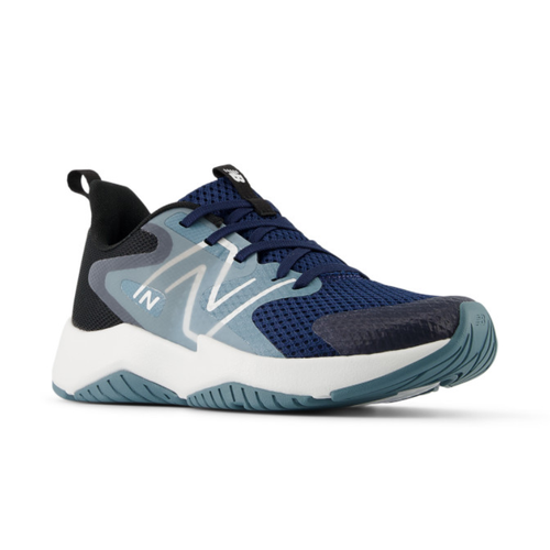 Kids' New Balance Rave Run v2 Bungee Lace - Big Kid – NB Navy/Salt