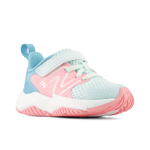 Kids' New Balance Rave Run v2 Bungee Lace with Top Strap - Baby/Toddler - Glint Blue/Double Bubble