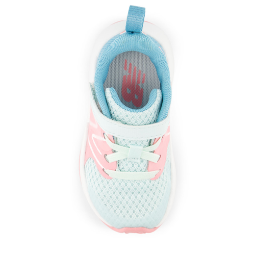 Kids' New Balance Rave Run v2 Bungee Lace with Top Strap - Baby/Toddler - Glint Blue/Double Bubble