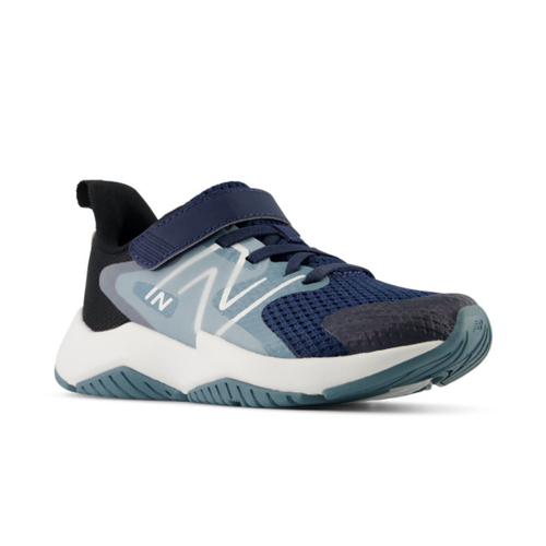 Kids’ New Balance Rave Run v2 Bungee Lace with Top Strap - Toddler/Little Kid – NB Navy/Salt Water