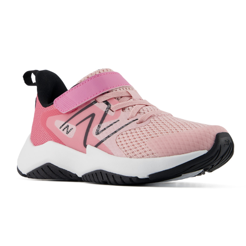 Kids’ New Balance Rave Run v2 Bungee Lace with Top Strap - Toddler/Little Kid – Pink Chalk