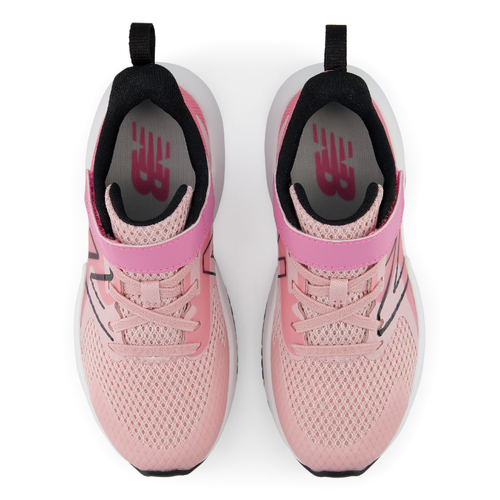Kids’ New Balance Rave Run v2 Bungee Lace with Top Strap - Toddler/Little Kid – Pink Chalk