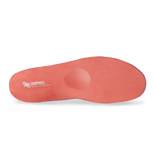 Women's Aetrex L2305 Premium Memory Foam Med/High Arch Orthotic with Metatarsal Pad