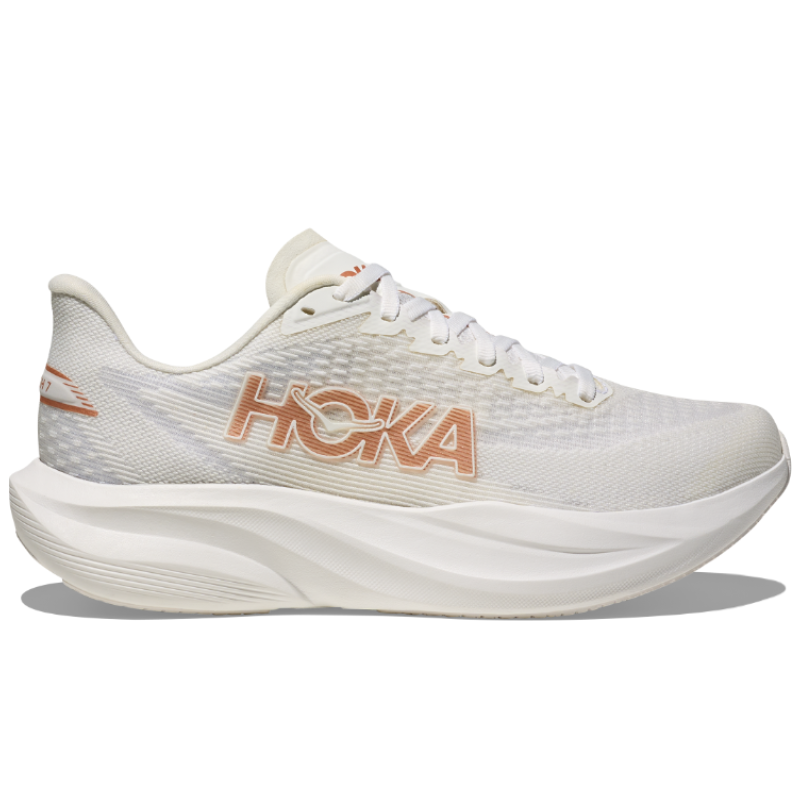 hoka one one white rose gold