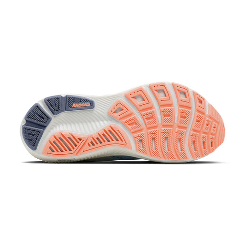 Women's Brooks Ghost 18 - Star White/Cyber Peach