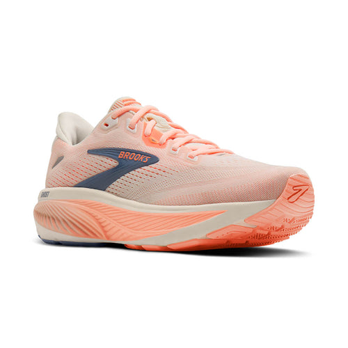 Women's Brooks Ghost 18 - Star White/Cyber Peach