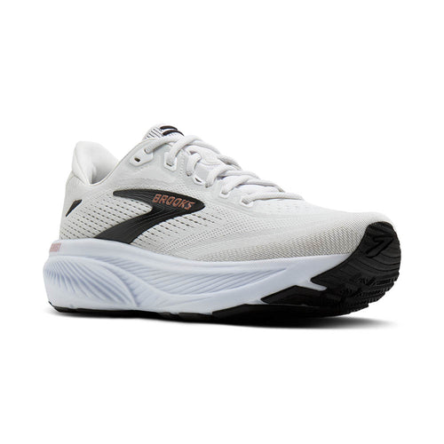 Women's Brooks Ghost 18 - White/Black/Rose Gold