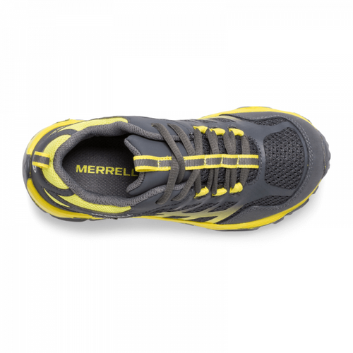 KIds' Merrell Moab Fst Low Waterproof - Little/Big Kid Sizing – Grey/Yellow