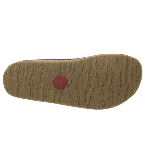 Women's Haflinger Magic Clog - Grey/Eggplant