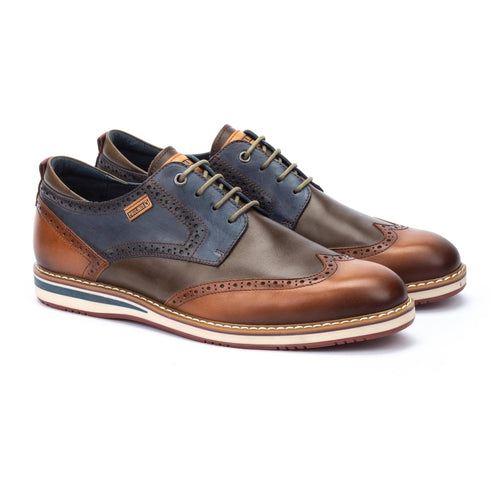 Men's Pikolinos Avila M1T-4191C1 Wing Tip - Brandy