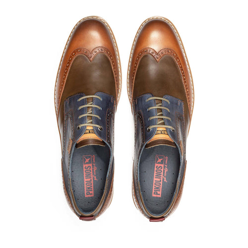 Men's Pikolinos Avila M1T-4191C1 Wing Tip - Brandy