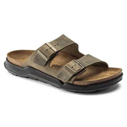 Men's Birkenstock Arizona Rugged - Faded Khaki Oiled