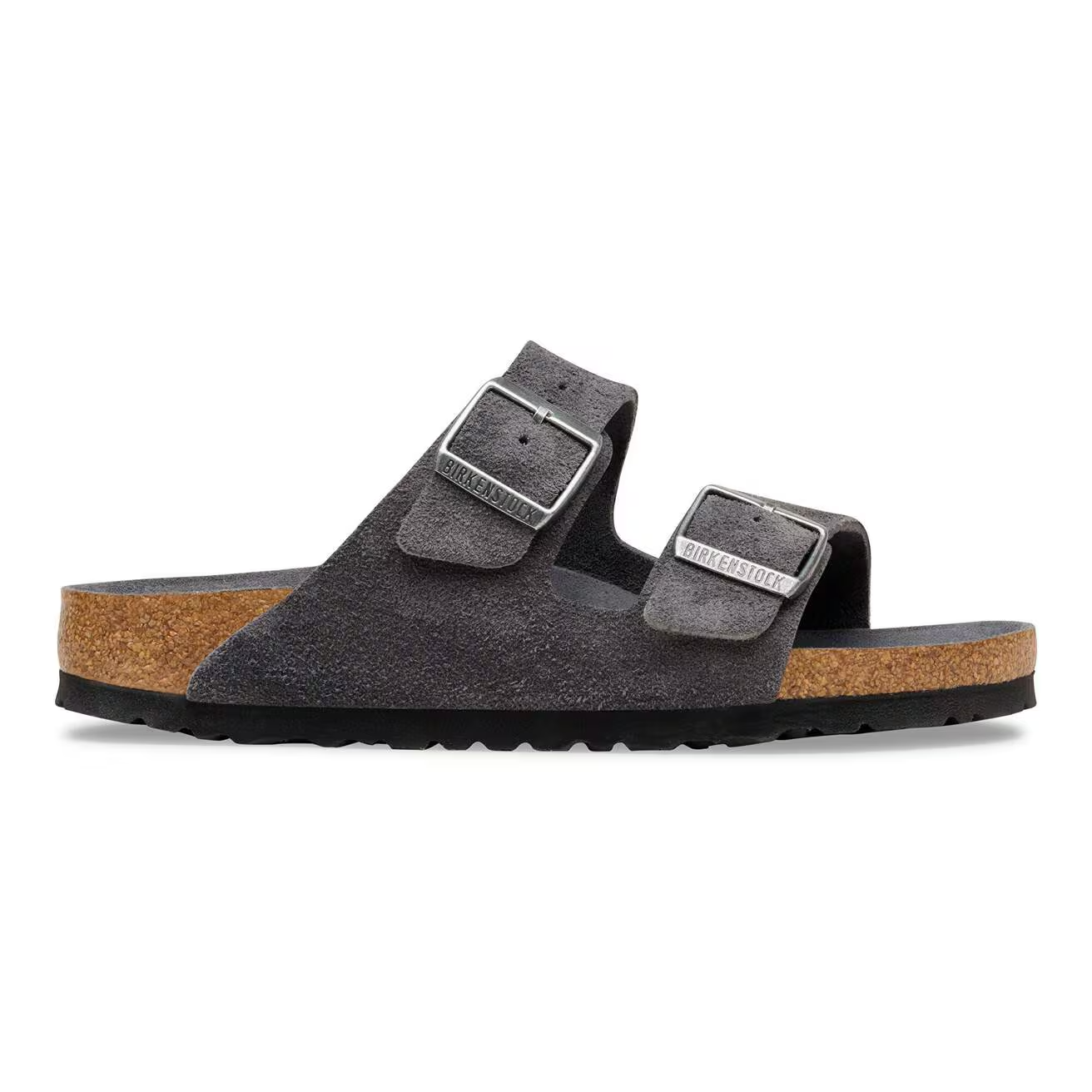 Men's Birkenstock Arizona Soft Footbed – Charcoal - Stan's Shoes