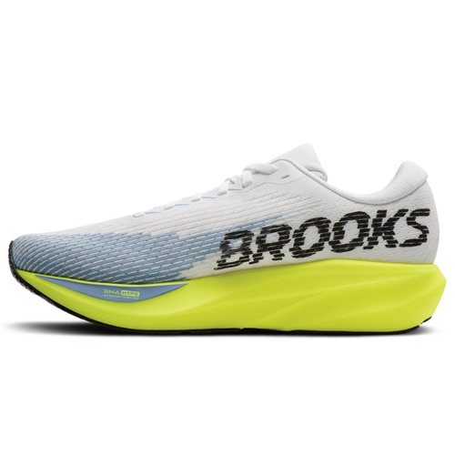 Men's Brooks Ghost Amp - White/Blue/Nightlife