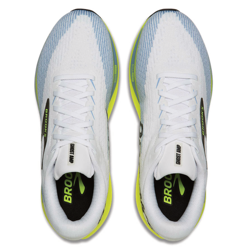 Men's Brooks Ghost Amp - White/Blue/Nightlife