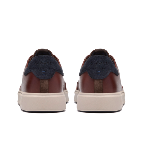 Men's Clarks Code C Tie - Mahogany