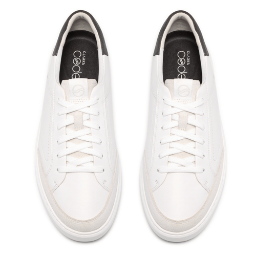 Men's Clarks Code C Tie - White