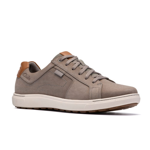 Men's Clarks Mapstone Lace - Grey Nubuck