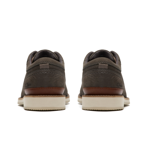 Men's Clarks Monahan Plain - Stone Nubuck