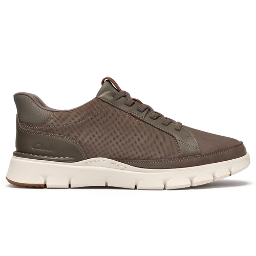 Men's Clarks Step 365 Lace - Grey Nubuck