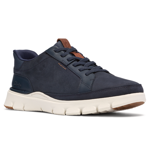 Men's Clarks Step 365 Lace - Navy Nubuck