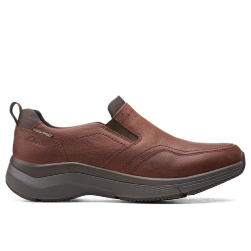 Men’s Clarks Wave 2.0 Edge Moc Waterproof – Brown