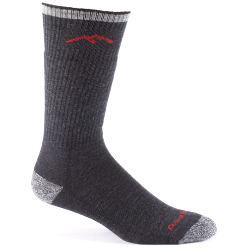 Men's Darn Tough Hiker Midweight Full Cushion Boot Socks – Black