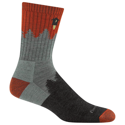 Men's Darn Tough Number 2 Micro Crew Midweight Hiking Socks - Seafoam