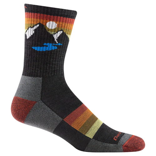 Men's Darn Tough Sunset Ridge Lightweight Micro Crew Socks - Charcoal