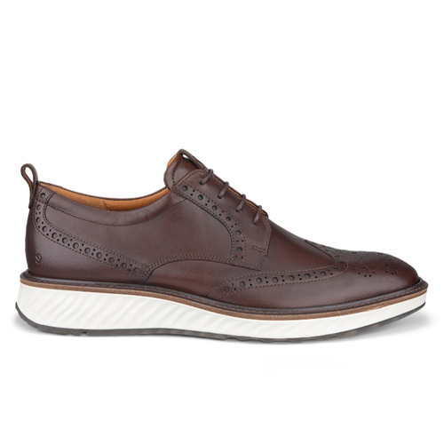 Men's ECCO St.1 Hybrid Wingtip - Cocoa Brown