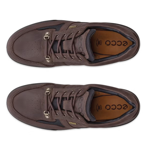 Men's ECCO Track 25 Low GTX - Coffee/Black