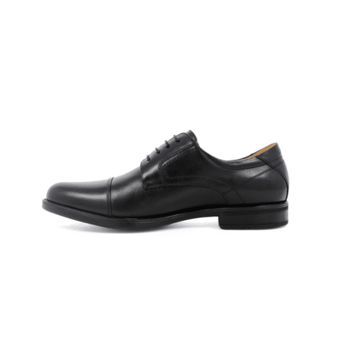 Men's Florsheim Midtown Cap Toe Oxford - Black Smooth