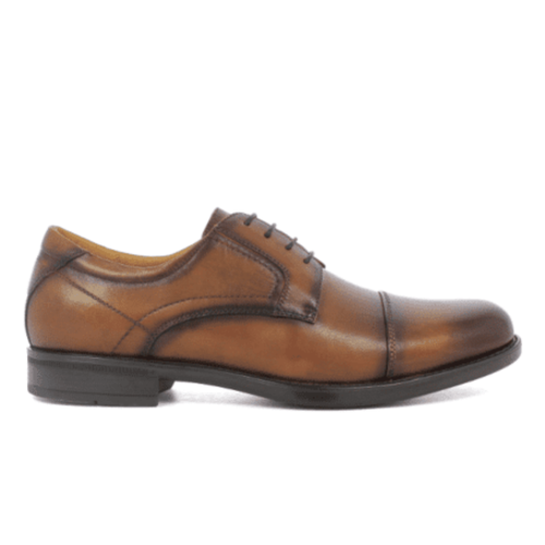 Men's Florsheim Midtown Cap Toe Oxford - Cognac Smooth