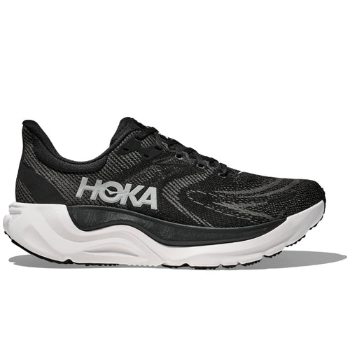 COMING JULY 1: Men's HOKA Arahi 8 - Black/White (BWHT)