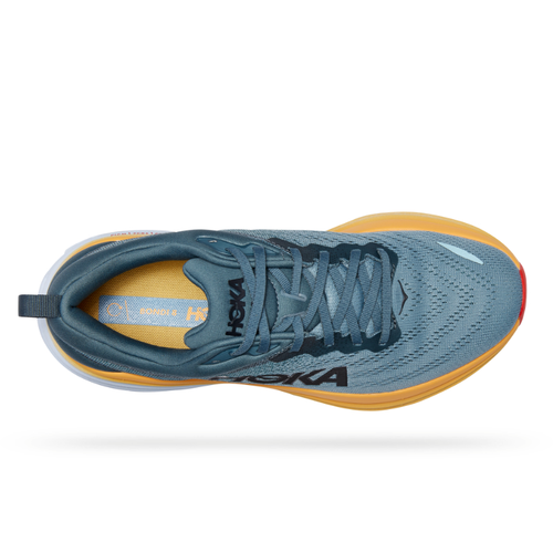 Men’s HOKA Bondi 8 – Goblin Blue/Mountain Spring (GBMS)
