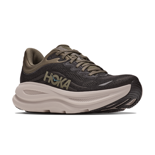 Men's HOKA Bondi 9 - Black/River Rock Grey (BKRV)
